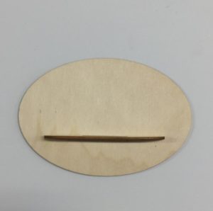 Ovale con mensola - 19 cm